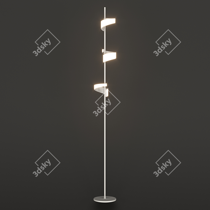 TSUNAMI 6657: Stylish LED Floor Lamp 3D model image 1