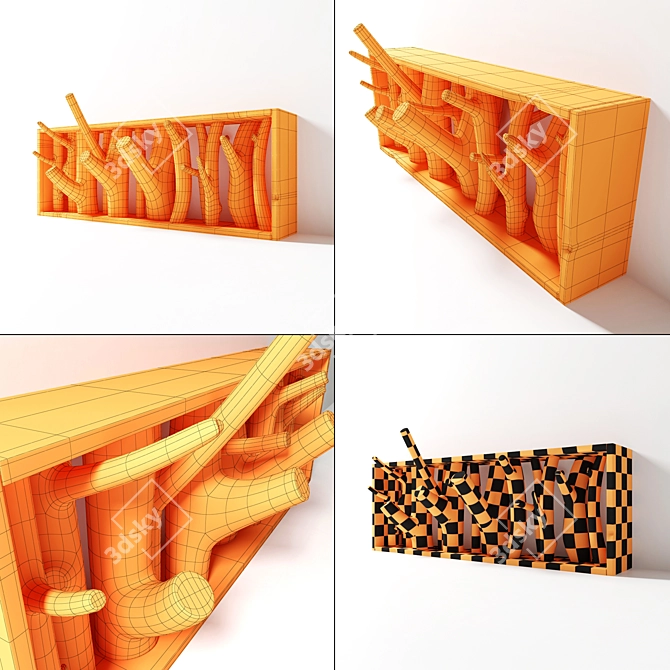 Branch Hanger - 3D Max Compatible 3D model image 3