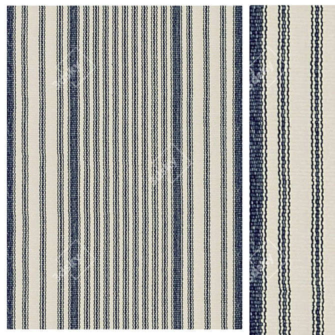 Cotton Rug: 2400x3300mm 3D model image 1