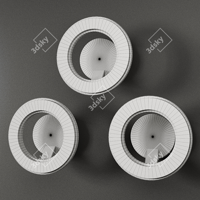 Electron Wall Light 3D model image 3