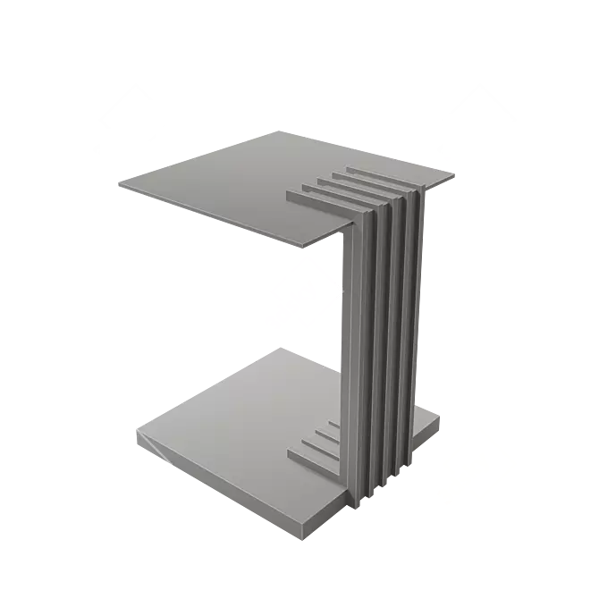 Vertigo Luxxu Side Table: Elegant and Compact 3D model image 2