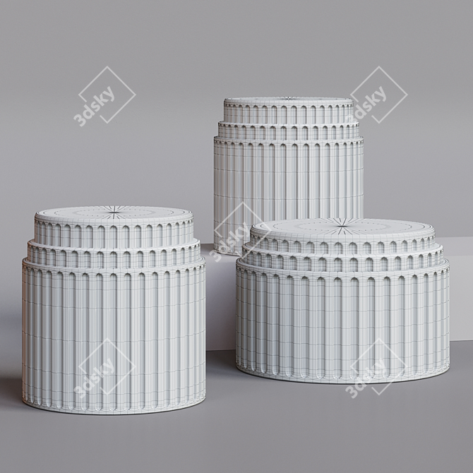 Sleek Kolos Coffee Table 3D model image 3