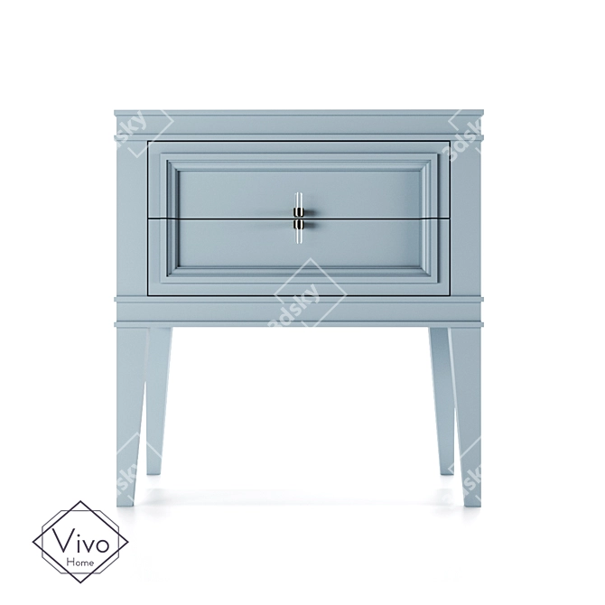 Monroe Bedside Table - Elegant and Functional! 3D model image 1