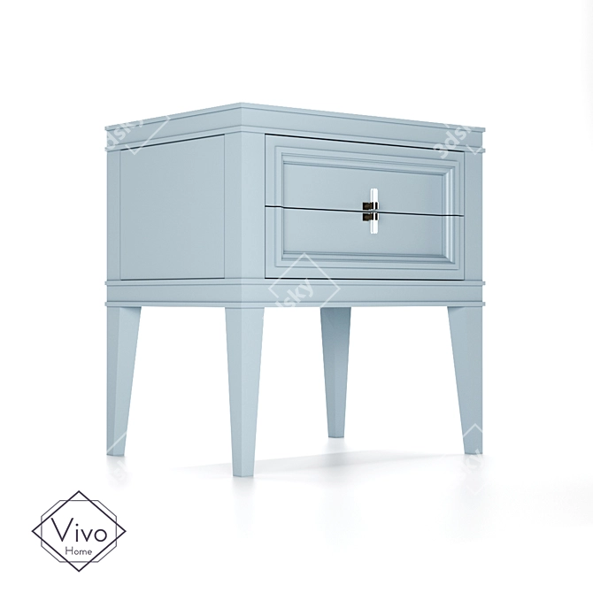 Monroe Bedside Table - Elegant and Functional! 3D model image 2