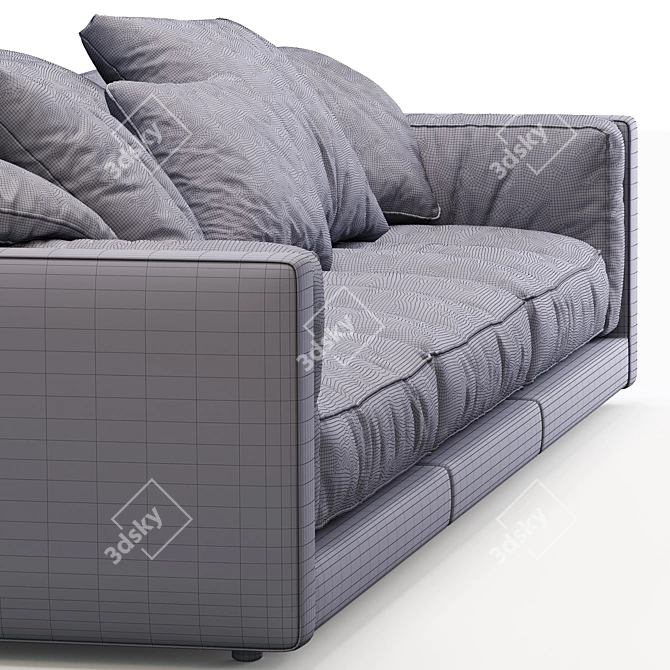 Luxurious Flexform LUCIEN Sofa 3D model image 4