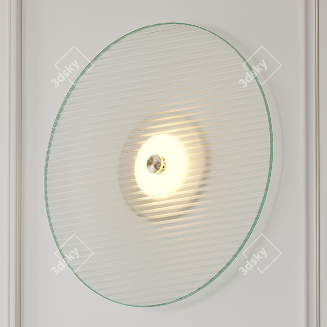 Stellar Glow Wall Light 3D model image 1