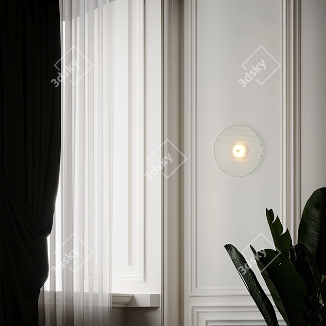 Stellar Glow Wall Light 3D model image 2