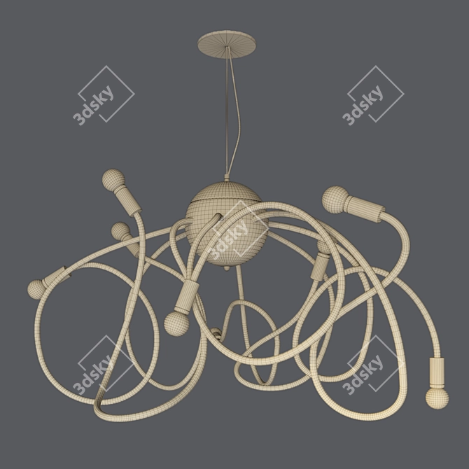 Fun Kids Ceiling Light 3D model image 2
