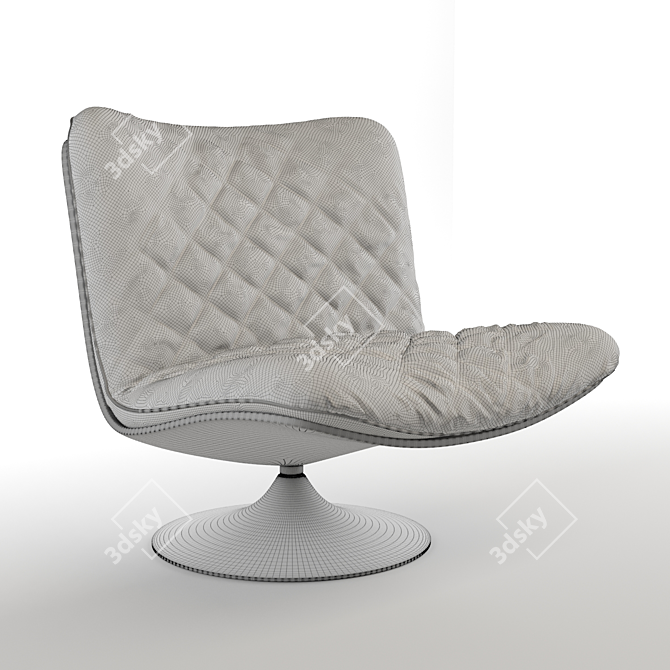 3Dmax Armchair Model - Baxter Marilyn 3D model image 3