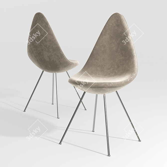 Elevate Your Space with Sørensen Chair 3D model image 1