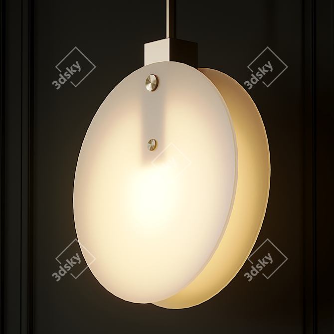 Nebulae Pendant Lamp: Illuminating Elegance 3D model image 2