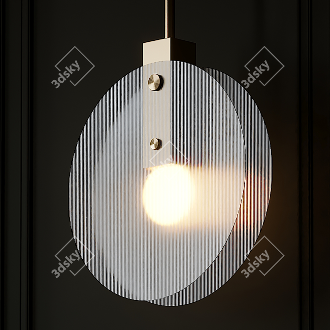 Nebulae Pendant Lamp: Illuminating Elegance 3D model image 3