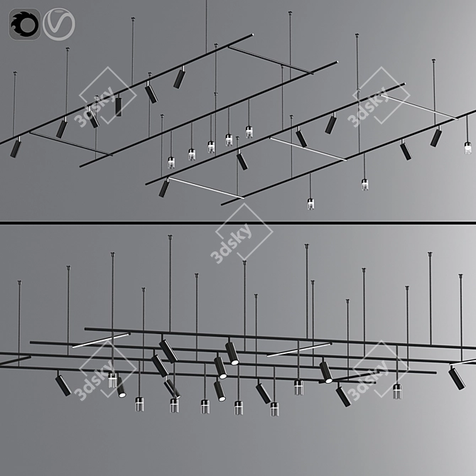 3D Infrastructure Kit with Vray and Corona 3D model image 1