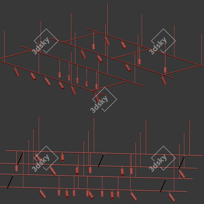 3D Infrastructure Kit with Vray and Corona 3D model image 2