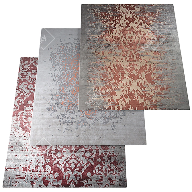 Bougainvillea Edition: Textured Luxury 3D model image 1
