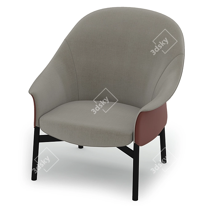 Gloria: Elegant Comfort with Arflex 3D model image 3