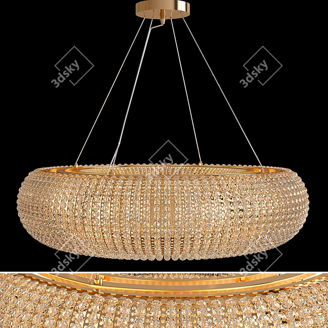 Kebo Glass Loft Pendant 3D model image 1