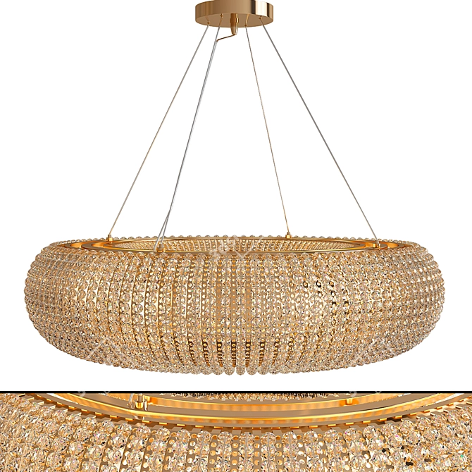 Kebo Glass Loft Pendant 3D model image 2