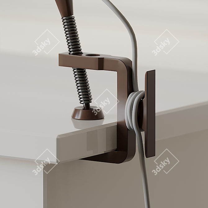 Versatile Sempe Clamp Lamp: Stylish Table Lighting 3D model image 3