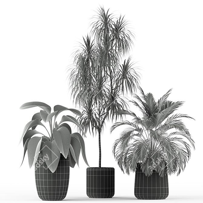 Lush Greenery Collection 211 3D model image 4