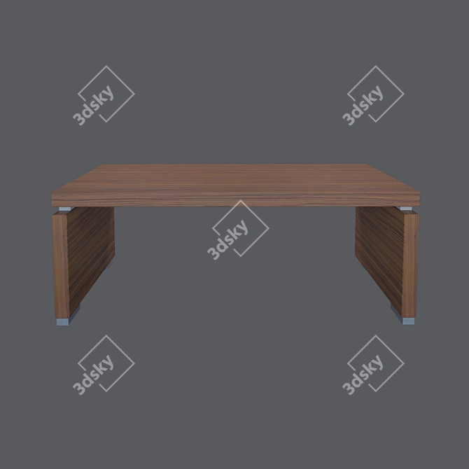 Modern Italian Coffee Table: Alea Odeon 3D model image 3