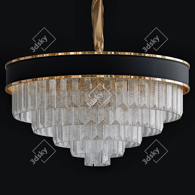 Elegante Candela Chandelier 3D model image 1