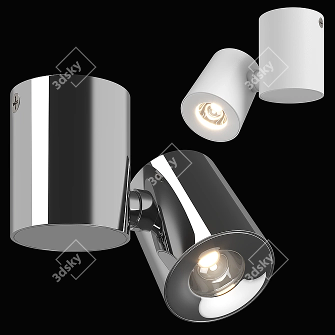 Sleek LED Spot Light - Punto Lightstar 3D model image 1