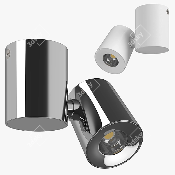 Sleek LED Spot Light - Punto Lightstar 3D model image 2