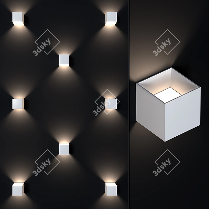 Elegant Citilux Descartes Wall Lamp 3D model image 2