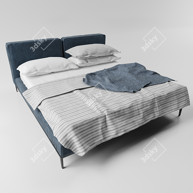 Frigerio Taylor Bed: High-Quality 3D Model 3D model image 2