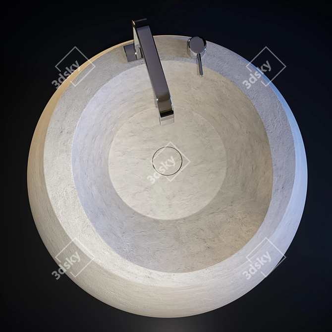 Opulent Opium Vanity Sink 3D model image 2