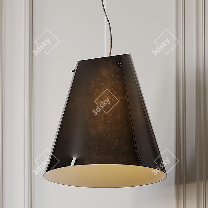 Elegant TEMPEST Pendant 3D model image 1