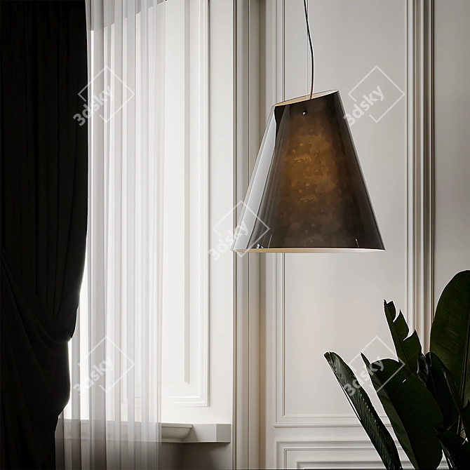 Elegant TEMPEST Pendant 3D model image 3