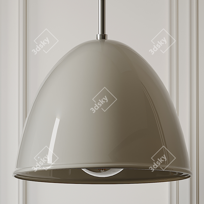 Elegant Pendant Light by Bruck 3D model image 2