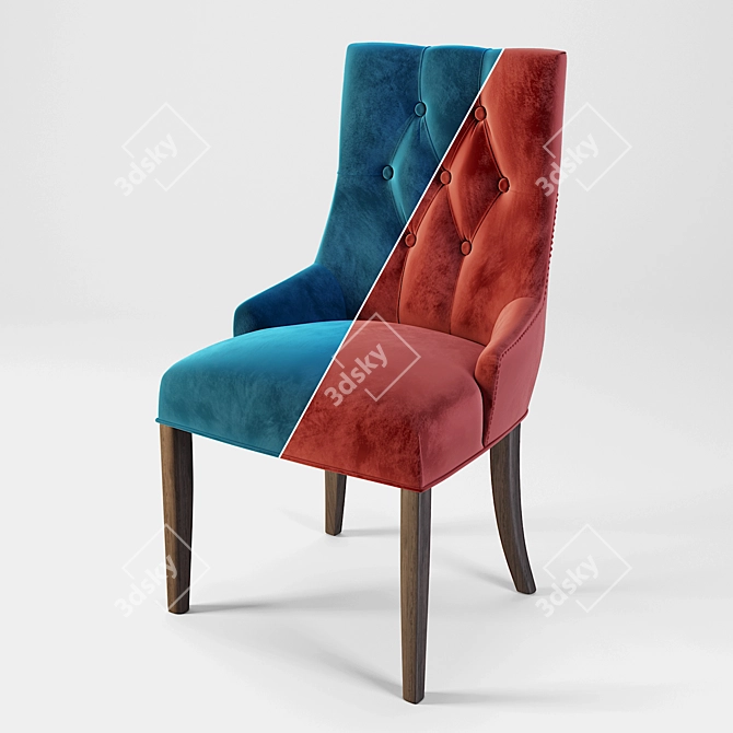 Timeless Elegance: Classic Armchair 3D model image 2