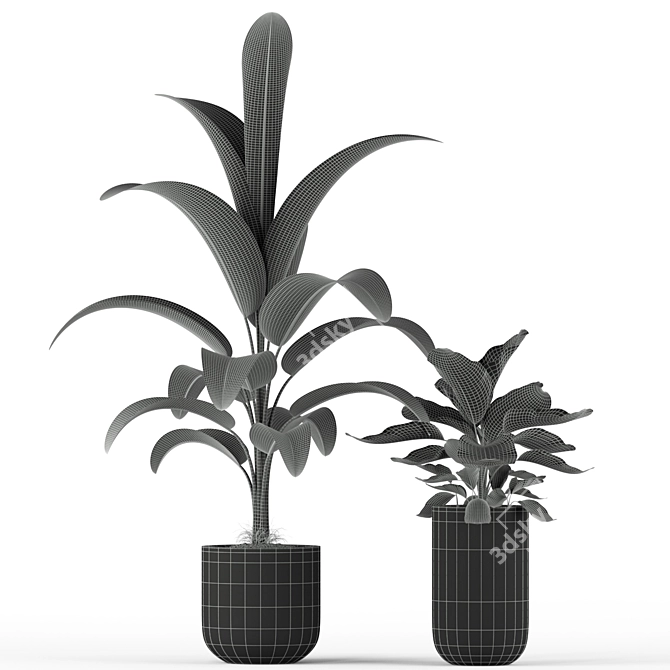 Nature's Haven: 212 Plant Collection 3D model image 5
