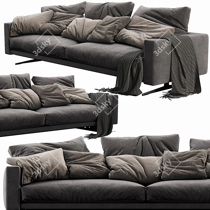 Flexform Campiello - Modern Modular Sofa 3D model image 2