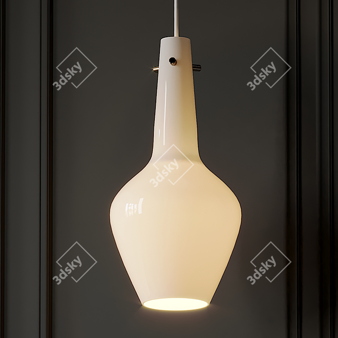 Capri Tall Pendant: Timeless Elegance in Jonathan Adler's Design 3D model image 2