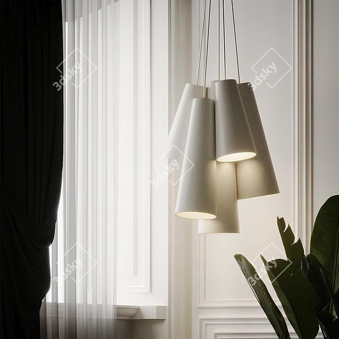 Pinnacle Cluster Pendant Suspension 3D model image 2