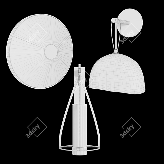 Moonlight Delights SCONCE Set 3D model image 2