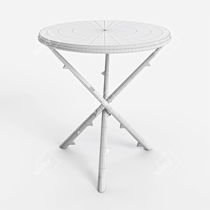 Glowing Thorn Side Table 3D model image 2