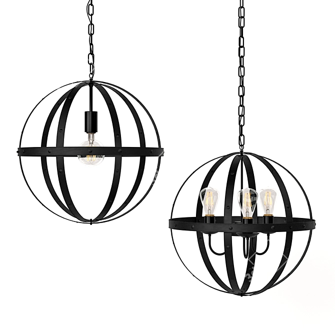 EGLO BARNABY Pendant Light 3D model image 1