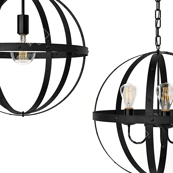 EGLO BARNABY Pendant Light 3D model image 2