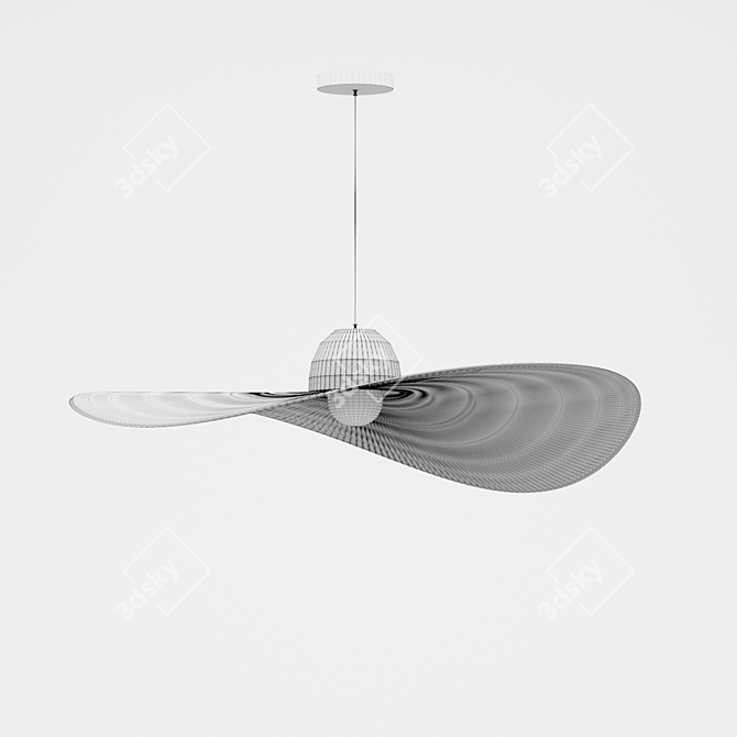 Elegant Ideal Lux Madame SP1 Nero 3D model image 2