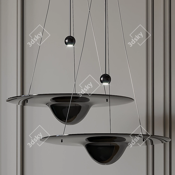 Elegant Momento Pendant: Wonderglass 3D model image 1