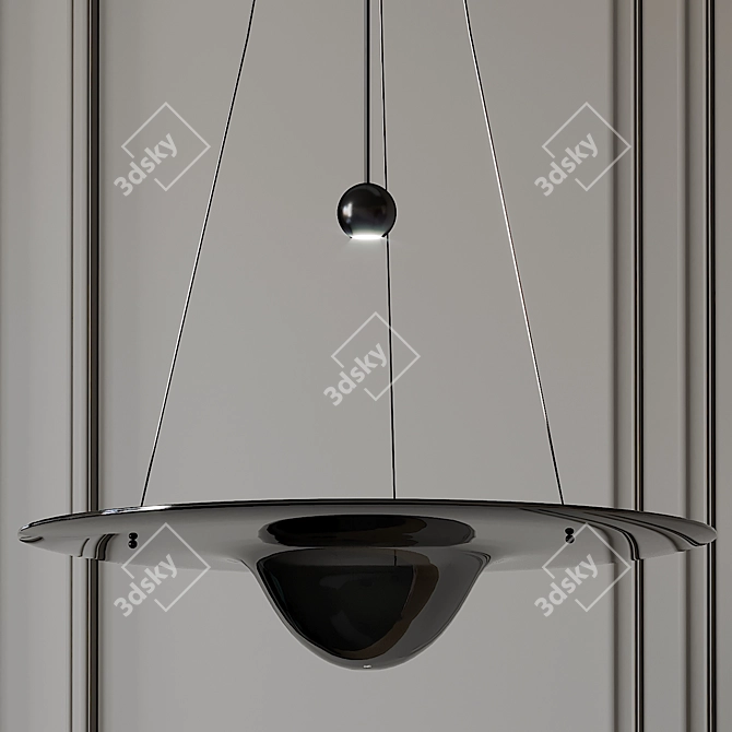 Elegant Momento Pendant: Wonderglass 3D model image 2