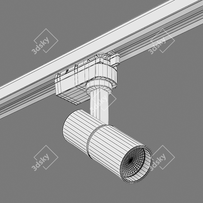 Volta Lightstar LED Track Light Set 3D model image 3