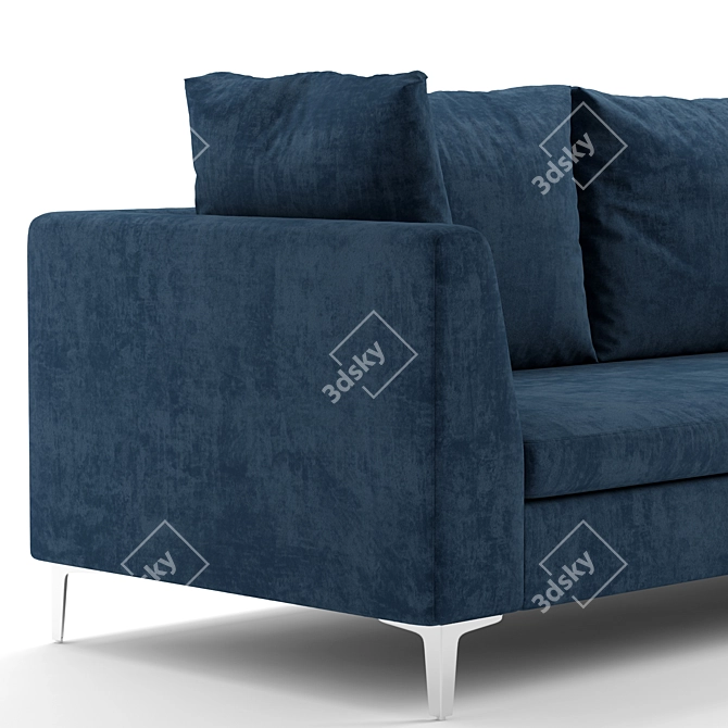Luxury Charles Denelli Sofa 3D model image 5