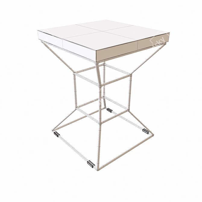 Multi-Purpose Cube Coffee Table 3D model image 2