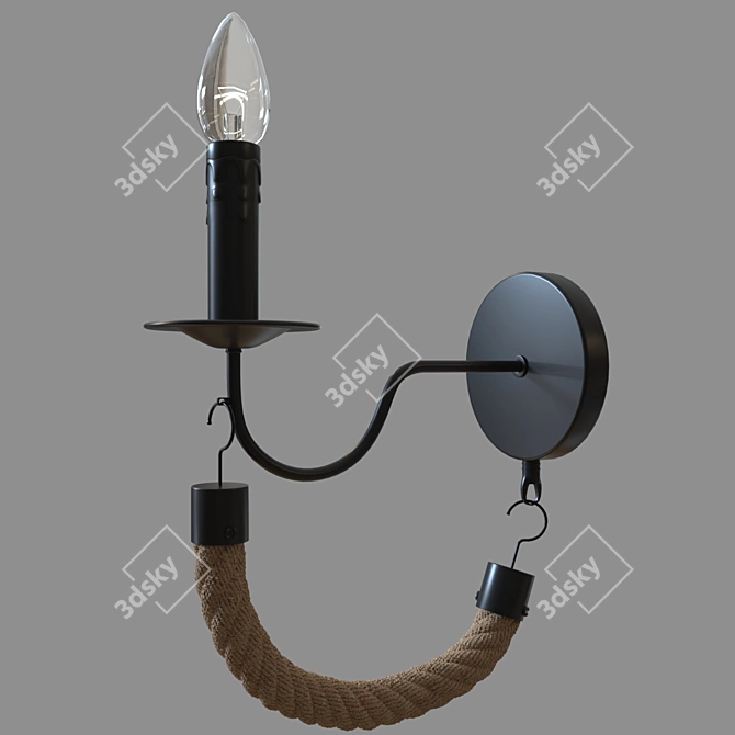Modern Wall Lamp MARSIGLIA - Sleek Design & Elegant Lighting 3D model image 1